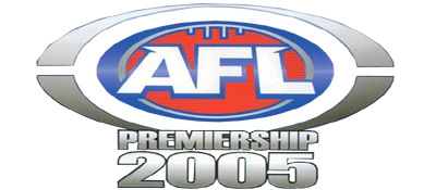 AFL Premiership 2005 title screen for Playstation 2